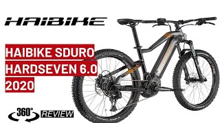 HAIBIKE SDURO HardSeven 60 blacktitanbronze 2020 360 spin bike review [upl. by Seraphina]