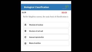 Class 11 NCERT Biology NEET 2025 Prep with Biological Classification MCQs [upl. by Spearing]