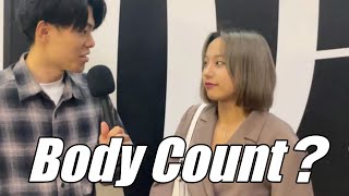 Whats Japanese Girls Body Count  Japanese interview [upl. by Iddet]