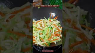 EASY amp QUICK STIRFRIED CABBAGE RECIPE recipe cooking cabbage chinesefood vegetables [upl. by Adniuqal]