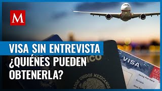 Te contamos quiénes pueden sacar la visa americana en 2024 sin entrevista y en menos de tres días [upl. by Sixela]