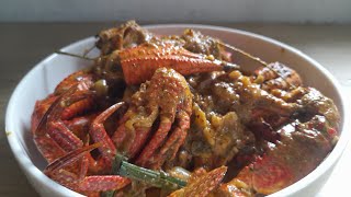 How to make sri lankan style crab curry  The best delicacy crab recipe  රසට කන්න කකුළුවන් කරිය [upl. by Jenkel]