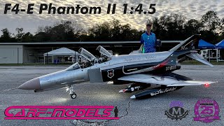 F4 Phantom II  CARF MODELS  HUGE RC JET PLANE  BY MAX CHRUBASIK  JETS OVER DELAND [upl. by Ehlke]