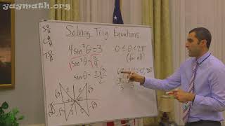 Trigonometry – Solving Trigonometric Equations [upl. by Allen]