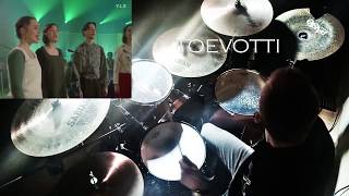 Ievan Polkka Rock Drum Jam Loituma Cover [upl. by Raquel896]