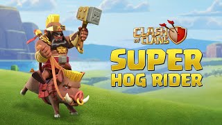 SUPER HOG RIIIIIDER Clash of Clans New Update [upl. by Abbub]