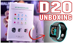 D20 smart watch  HOW TO CONNECT D20 SMARTWATCH TO YOUR SMARTPHONE [upl. by Jahdiel]