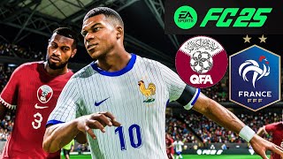 FRANCE  QATAR  FC 25 PS5 Gameplay Difficulté Légende [upl. by Yewed]