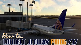 HOW TO Connect Jetway amp Get Rid of Stairs PMDG 737 [upl. by Oram]