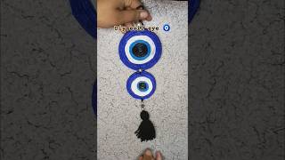 Diy evil eye 🧿 wall hangingdiy evileye wallhanging [upl. by Aurelie]