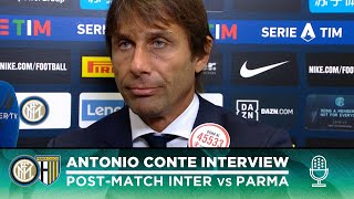 INTER 22 PARMA  ANTONIO CONTE INTERVIEW quotWe would have merited a victoryquot SUB ENG [upl. by Onahpets]