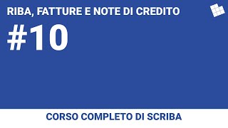 LEZIONE 10  Distinte RIBA fatture e note di credito [upl. by Nugent991]