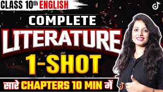 Class 10 English Literature  Complete Syllabus Covered in One Shot  10th English in Hindi Medium [upl. by Ranzini]