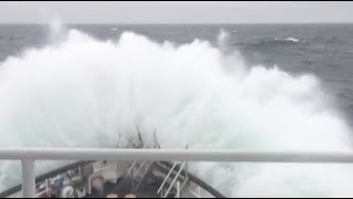 Coast Guard icebreaking tug crashes through the salty sea for first time in 36 years [upl. by Marlyn438]