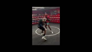 Jarron Boot Ennis sparring session ahead of David Avanesyan fight [upl. by Llahsram]