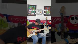 Fender Telecaster vs Stratocaster guitar [upl. by Franny]