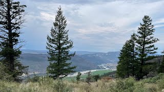 Chilcotin River landslide  Diminishing reservoir while ascending the valley [upl. by Loseff967]