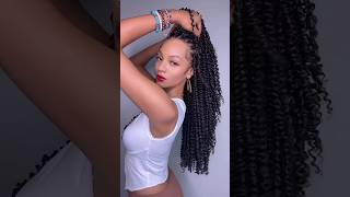 TRY THIS FLAWLESS PASSION TWIST STYLE  HAIR TUTORIAL  HEATLESS STYLE  WATER WAVE CURLS  AMAZON [upl. by Emeric835]