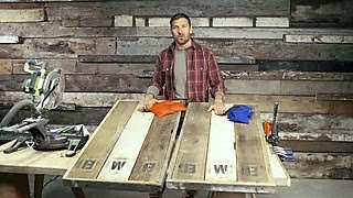 How to Make Barnwood Cornhole Boards  DIY Network [upl. by Ramirolg176]