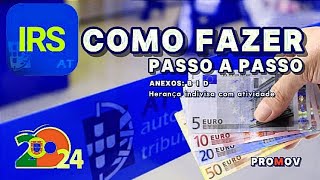 IRS 2024 Como preencher a declaração passo a passo  Como fazer o IRS 2024 [upl. by Retniw]