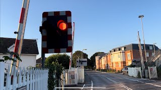 Havant Level Crossing Hampshire 29072024 [upl. by Ashla]