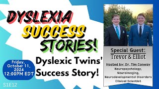 Dyslexic Twins Success Story [upl. by Weinstock393]