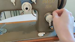 Pfaff 230 Sewing Machine  eBay Sale [upl. by Olocin]