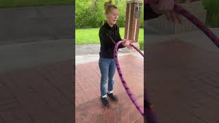 Beginner Hula Hoop Tutorial  Helicopter [upl. by Annaor773]