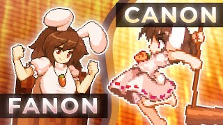 Tewi Fanon vs Canon  Touhou Sprite Animation [upl. by Name742]