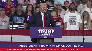 Donald Trump makes important statements trump donaldtrump northcarolina [upl. by Etep]