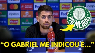 quotO GABRIEL ME CHAMOUquot OLHA OQUE O JORGINHO FALOU APÓS ACERTO COM O VERDÃO NOTICIAS DO PALMEIRAS [upl. by Chadd]