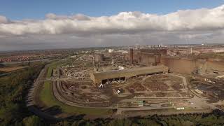 Scunthorpe Steel Works By Drone [upl. by Rehportsirhc288]