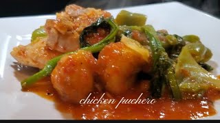 Chicken Puchero simple food cooking [upl. by Anelat]