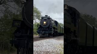 EXTREME STEAM CP 2816 leads the CPKC Final Spike Tour at Hampshireshorts fyp cpkc steamengine [upl. by Guss]