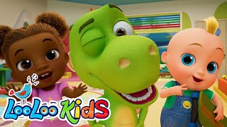 Zigaloo Dance  ChooChooWah 🦖🤩 Fun Kids Songs and Nursery Rhymes by LooLoo Kids [upl. by Marcille]