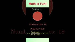 Approximating Pi with Inscribed Polygons A Visual Approach pi circle polygon approximations [upl. by Madeline262]