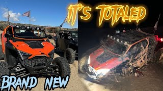 Destroying a Brand New RZR TURBO R [upl. by Asyl]