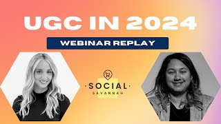 How Brands and UGC Creators Can Win Together Webinar April 2024 [upl. by Marlo]