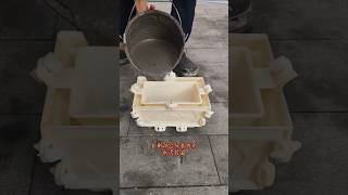 Complete Process  How to make cement flower pot in plastic mold at home part 601 [upl. by Phipps]