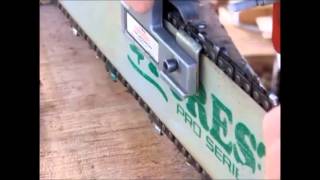 Granberg Ripping Chain Sharpening and Test Cuts [upl. by Aihtnys118]