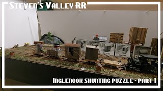 Inglenook shunting puzzle  1 inglenook shunting modeltrains on30 layout diorama [upl. by Manon]