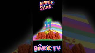 Lean Numbers Kinetic Sand Bowling Ball Binkie TV kineticsandplay kineticsand [upl. by Dihsar448]