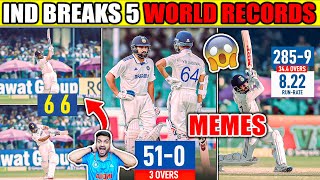 ROHIT SHARMA 2 BALL 12 RUNS 😱 IND vs BAN 2nd TEST DAY 4 HIGHLIGHTS [upl. by Aitnuahs]