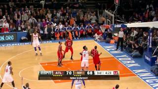 Carmelo Anthony 42 points 9 3 pointers amp game winner vs Atlanta Hawks full highlights 01272013 HD [upl. by Kyla]