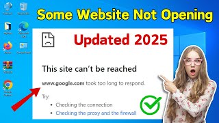 Fix Some Websites Not LoadingOpening in Any Browser Issue Windows 1110 2025 Easiest Way [upl. by Dorolice240]