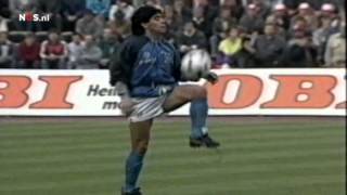 WarmUp Maradona UEFACup semifinal 1989 HD [upl. by Notlef]