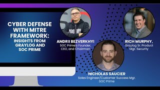 Graylog V6 and SOC Prime Cyber Defense with MITRE Framework Webinar [upl. by Airehs]