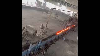 Manufacturing Process of Rebar in 3rd World with Amazing Skills [upl. by Lladnarc318]