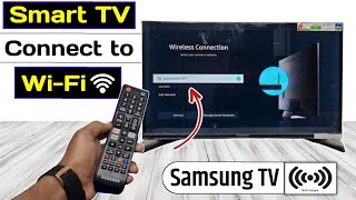 Samsung TV Wifi Connect  Samsung TV me Wifi Kaise Connect Kare  Smart TV Connect to Wifi  wifi [upl. by Emirej1]