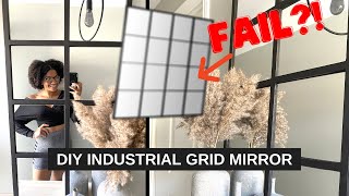 FAIL DIY INDUSTRIAL GRID MIRROR  Bad News  Shade Shannon [upl. by Eybba45]